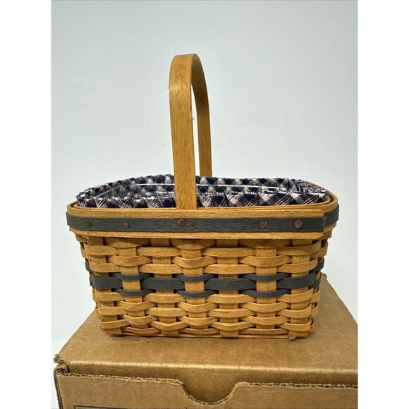 Longaberger CC 1996 JW Miniature Market Basket Combo MANY FAMILY SIGNATURES New - Picture 8 of 15